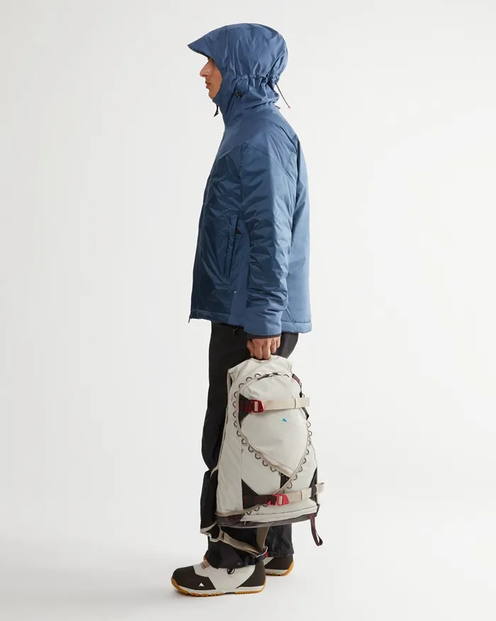 Bifrost Hooded Down Jacket Monkshood Blue Men Klttermusen Down and Insulated Jackets