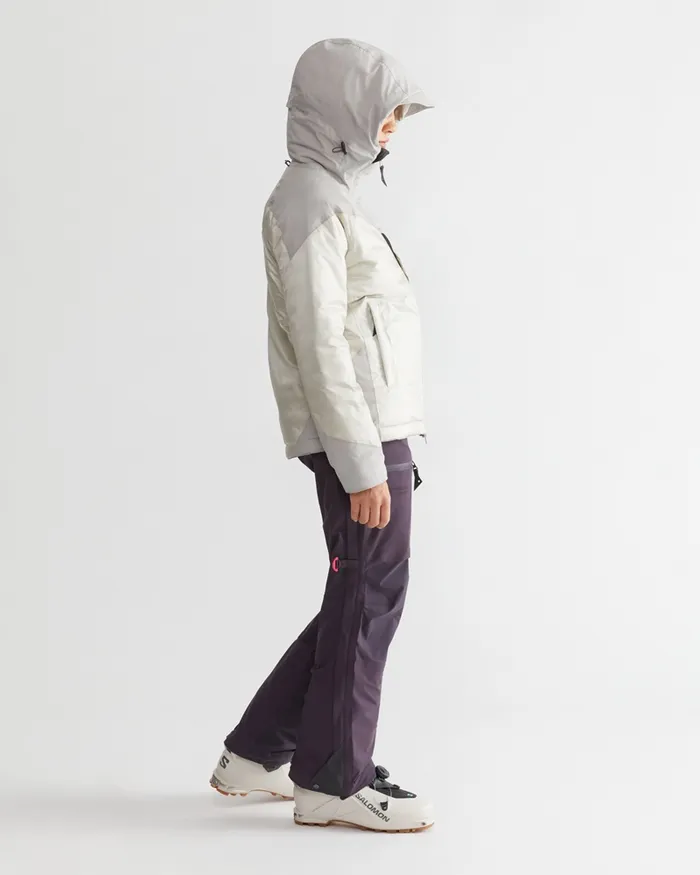 Bifrost Hooded Down Jacket Moon Women Klttermusen Waterproof Jackets