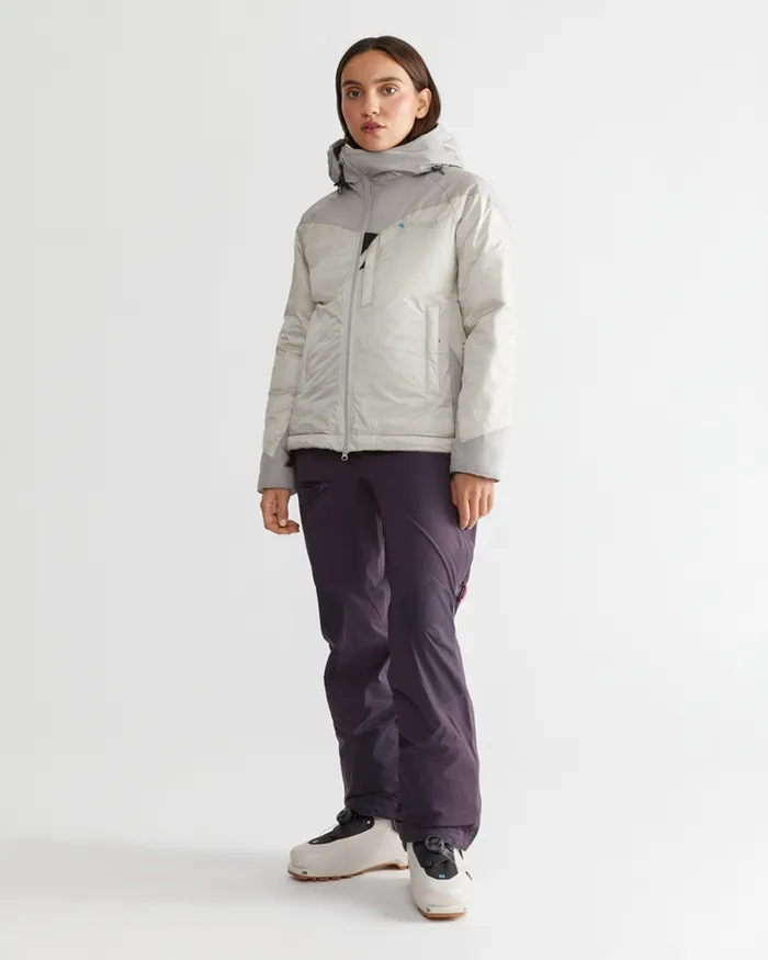 Bifrost Hooded Down Jacket Moon Women Klttermusen Waterproof Jackets