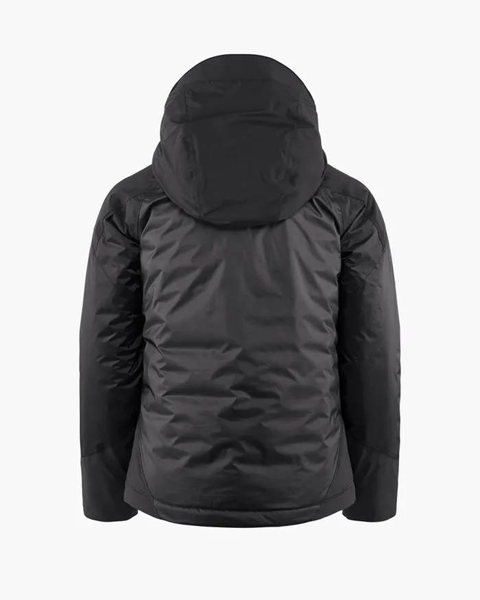 Bifrost Hooded Down Jacket Raven Women Klttermusen Waterproof Jackets