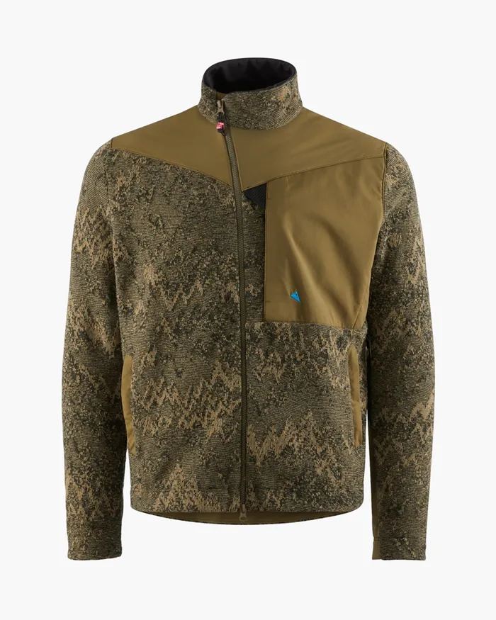 Bolms Wuru Zip Jacket Forest Green Men Klttermusen Fleeces and Sweaters