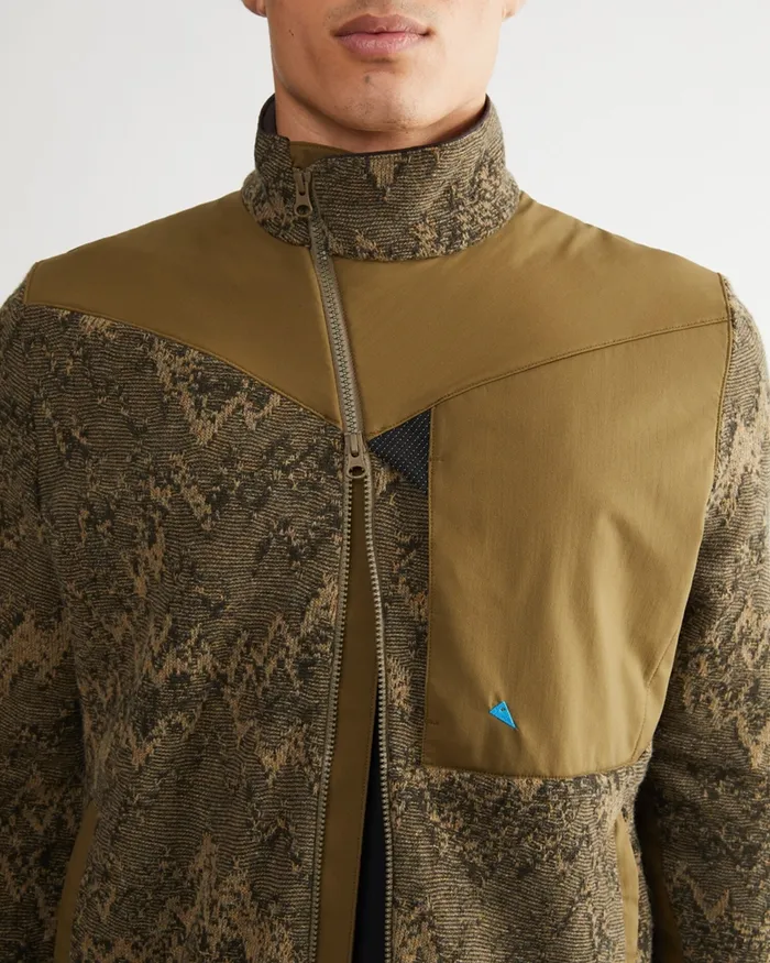 Bolms Wuru Zip Jacket Forest Green Men Klttermusen Fleeces and Sweaters