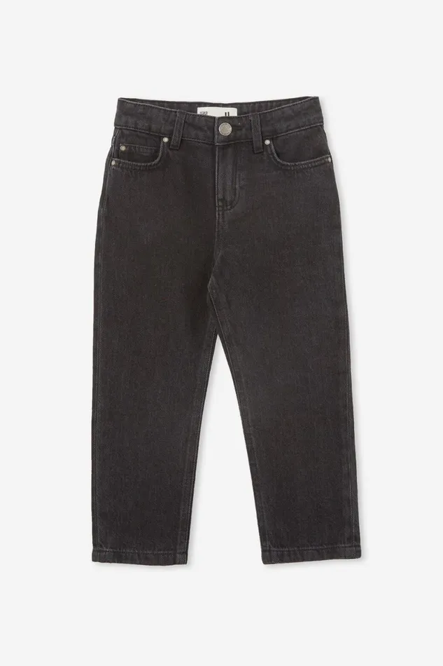 Boys 214 Pants and Jeans Cotton On Regular Fit Jean Burleigh Black