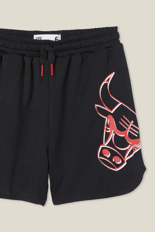 Boys 214 Shorts Cotton On License Basketball Short Lcn Nba Phantomchicago Bulls