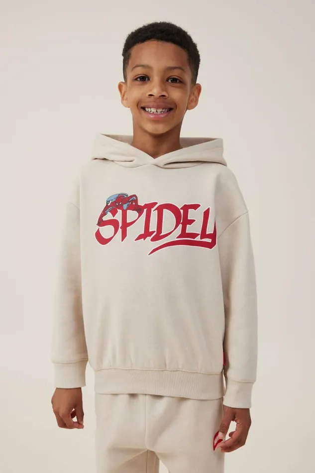 Boys 214 Sweatshirts and Sweatpants Cotton On License Emerson Hoodie Lcn Mar Rainy Dayspiderman 1962
