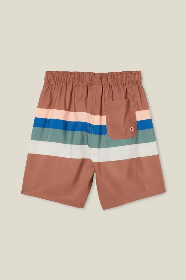 Boys 214 Swimwear Cotton On Bobby Board Short Coco Jumborainy Day Multi Stripe