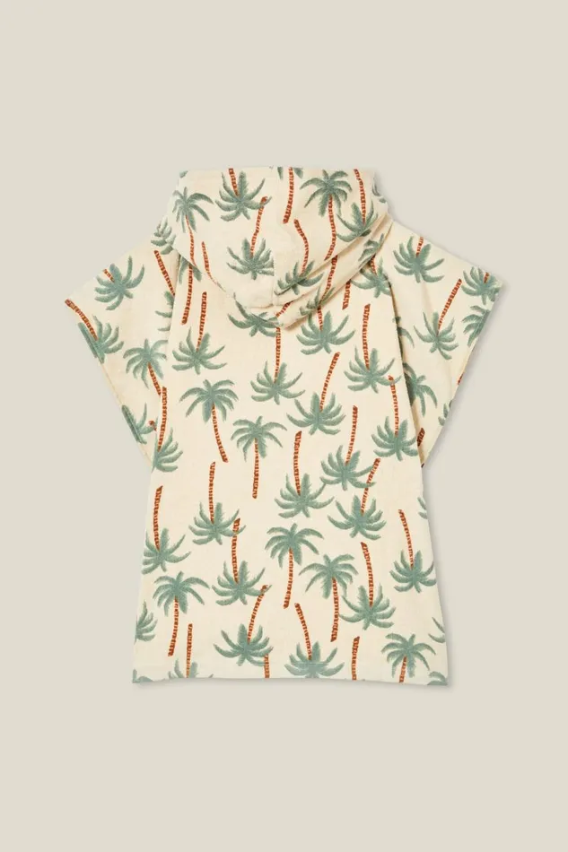 Boys 214 Swimwear Cotton On Hooded Towel Rainy Daypalms