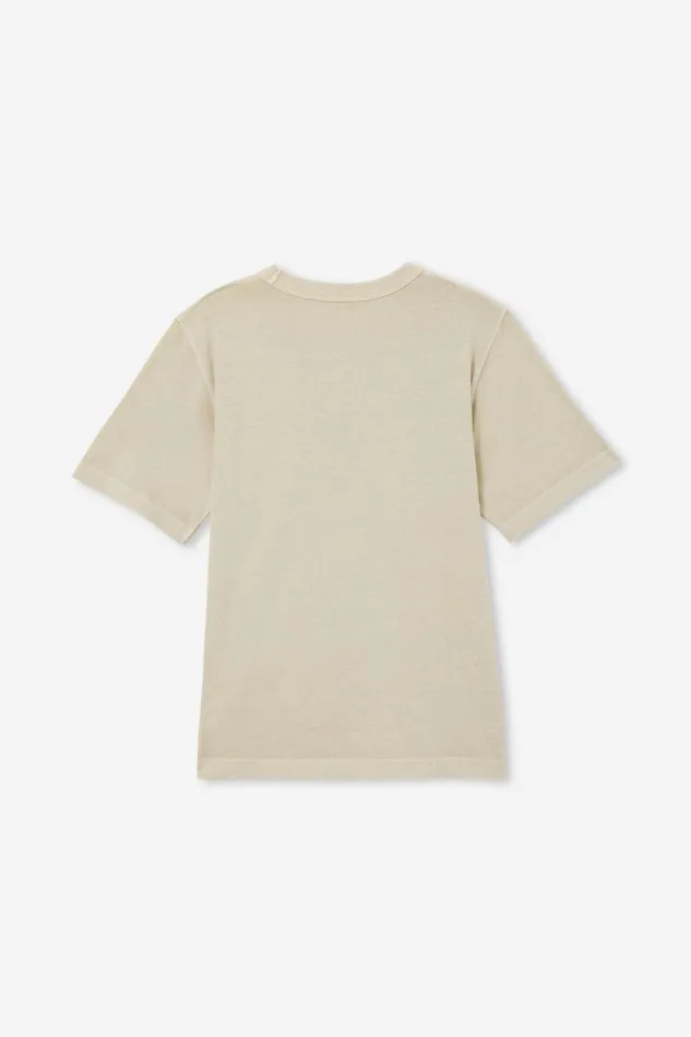 Boys 214 Tops and TShirts Cotton On The Eddy Essential Short Sleeve Tee Rainy Day Wash