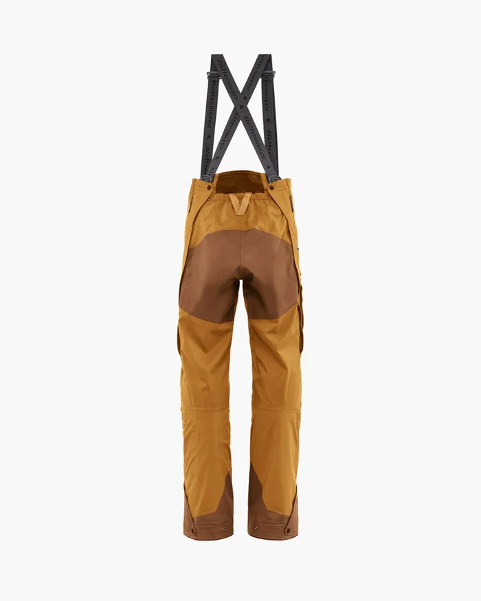 Brage 20 Salopette Waterproof Shell Pants Mustard Men Klttermusen Waterproof Pants