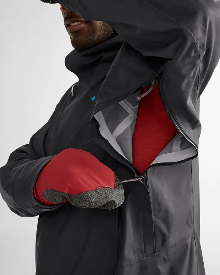 Brage 20 Waterproof Shell Jacket Warm Sand Men Klttermusen Waterproof Jackets