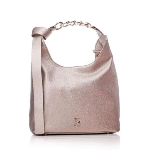 Callie Bag Champagne Porvair Women Moda In Pelle Tote Bags