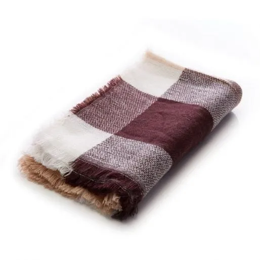 Calmascarf Burgundy Fabric Women Moda In Pelle Scarves Calmascarf Burgundy Fabric Women Moda In Pelle Scarves