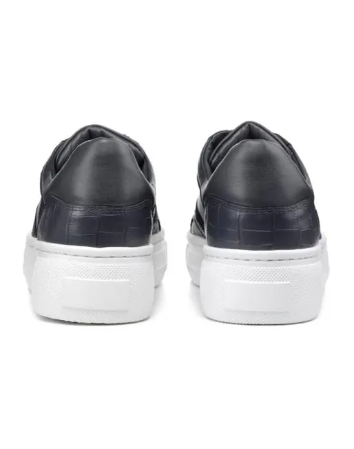 Casual Trainers Women Hotter Joni Trainers Navy Snake