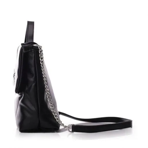 Chicca Bag Black Porvair Women Moda In Pelle Crossbody Bags Chicca Bag Black Porvair Women Moda In Pelle Crossbody Bags