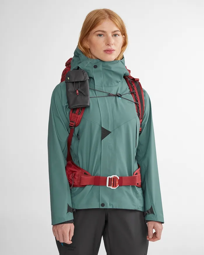 Communicator Pocket 20 Functional Backpack Attachment Amaranth Red MenWomen Klttermusen Accessories