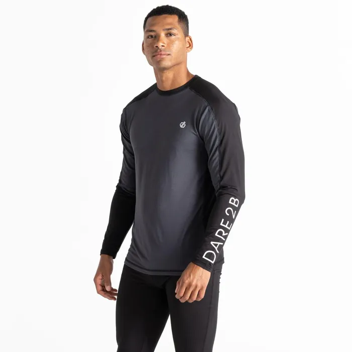 Dare 2b Base Layers Exchange Iii Thermal Baselayer Set Black Ebony Grey 8211 Men