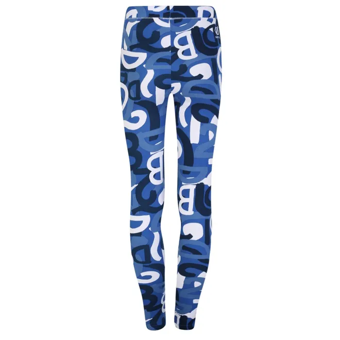 Dare 2b Base Layers Pow Base Layer Set Blue Graffiti Print 8211 Kids