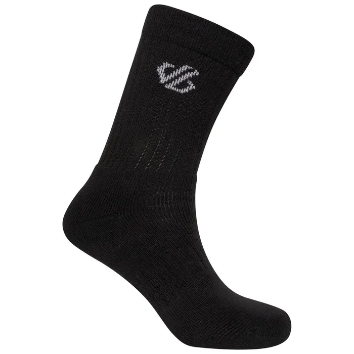 Dare 2b Cycle Accessories Adult039s Essentials Sports Socks 3 Pack Black 8211 WomenMen