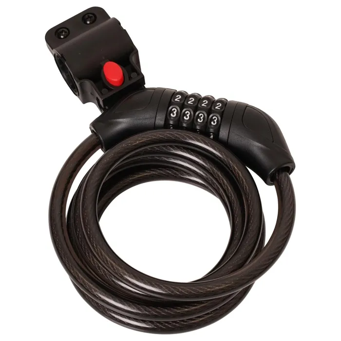 Dare 2b Cycle Accessories Coil Bike Lock Black 8211 WomenMen