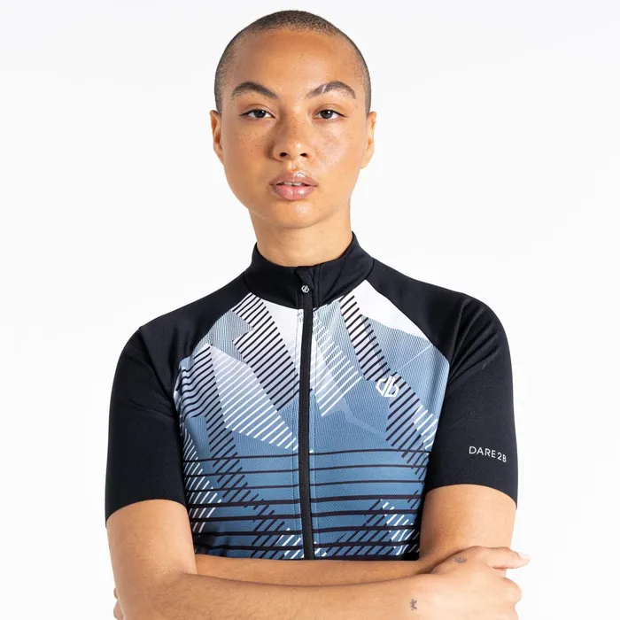 Dare 2b Cycling Jerseys Aep Prompt Lightweight Jersey Black Empowered Print 8211 Women