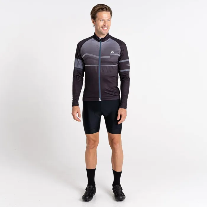Dare 2b Cycling Jerseys Aep Revolving Long Sleeved Jersey Black 8211 Men