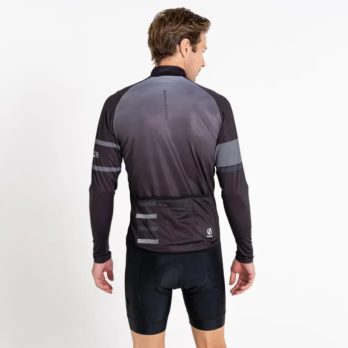 Dare 2b Cycling Jerseys Aep Revolving Long Sleeved Jersey Black 8211 Men