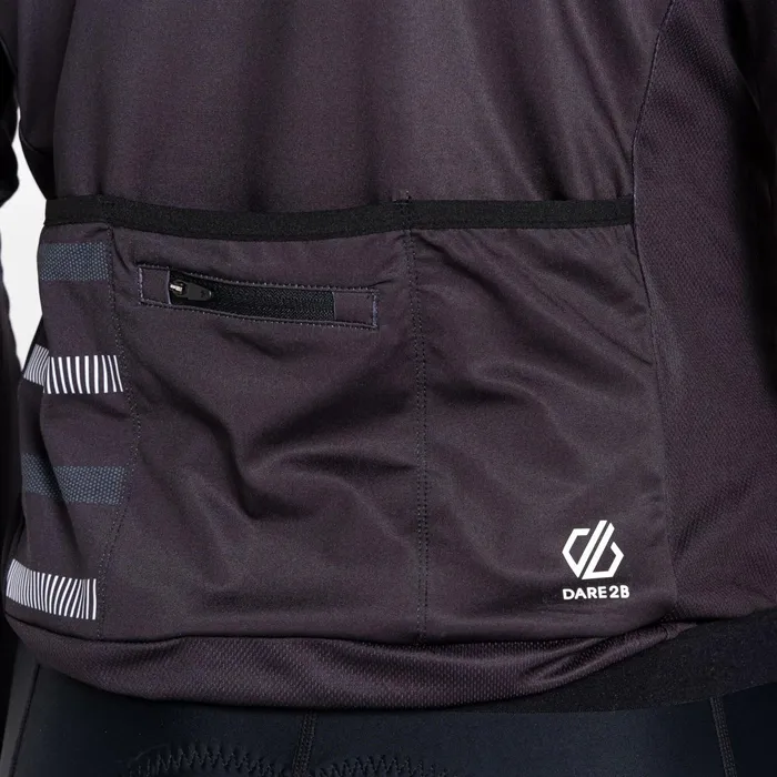 Dare 2b Cycling Jerseys Aep Revolving Long Sleeved Jersey Black 8211 Men