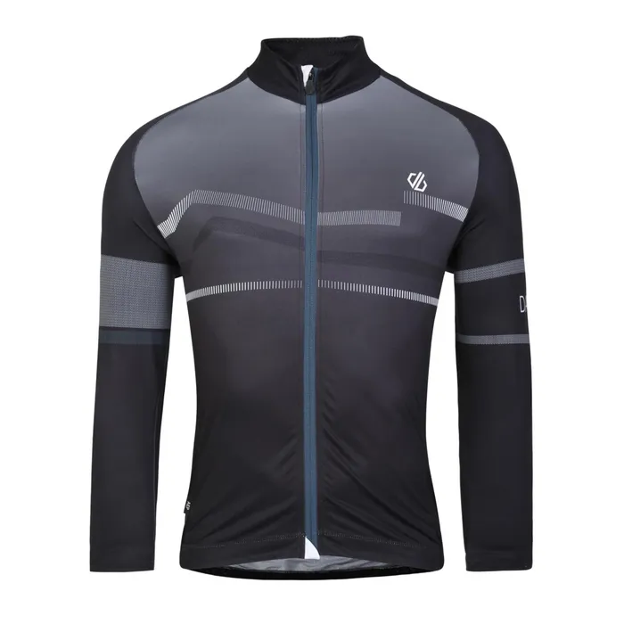 Dare 2b Cycling Jerseys Aep Revolving Long Sleeved Jersey Black 8211 Men