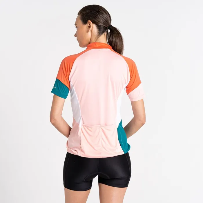 Dare 2b Cycling Jerseys Compassion Ii Lightweight Jersey Apricot Blush 8211 Women