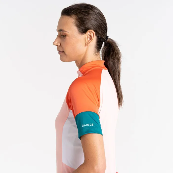 Dare 2b Cycling Jerseys Compassion Ii Lightweight Jersey Apricot Blush 8211 Women