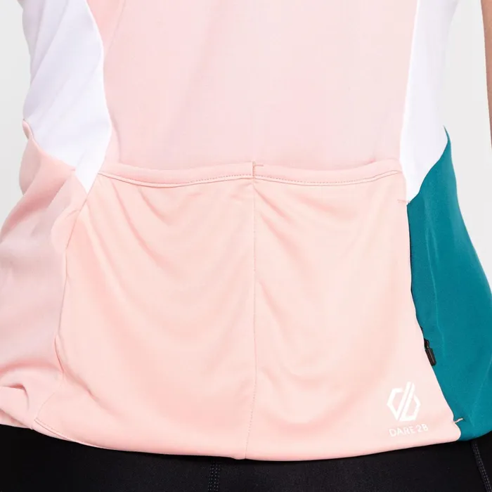 Dare 2b Cycling Jerseys Compassion Ii Lightweight Jersey Apricot Blush 8211 Women