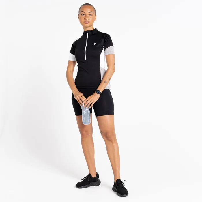 Dare 2b Cycling Jerseys Compassion Ii Lightweight Jersey Black Ash Grey 8211 Women