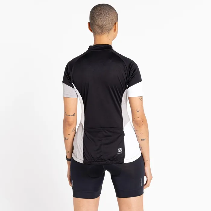 Dare 2b Cycling Jerseys Compassion Ii Lightweight Jersey Black Ash Grey 8211 Women