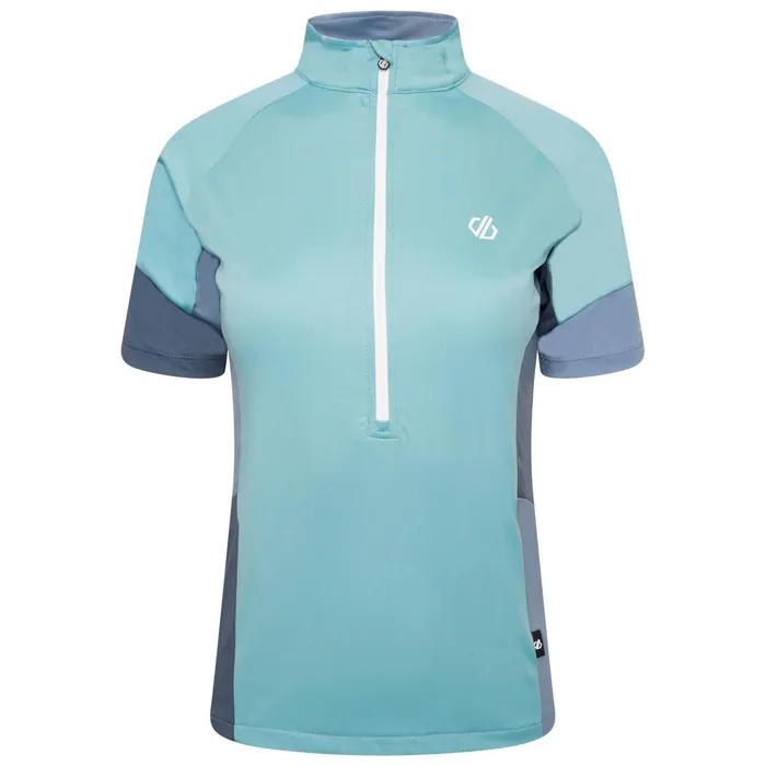 Dare 2b Cycling Jerseys Compassion Ii Lightweight Jersey Meadowbrook Green Bluestone 8211 Women