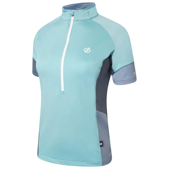 Dare 2b Cycling Jerseys Compassion Ii Lightweight Jersey Meadowbrook Green Bluestone 8211 Women