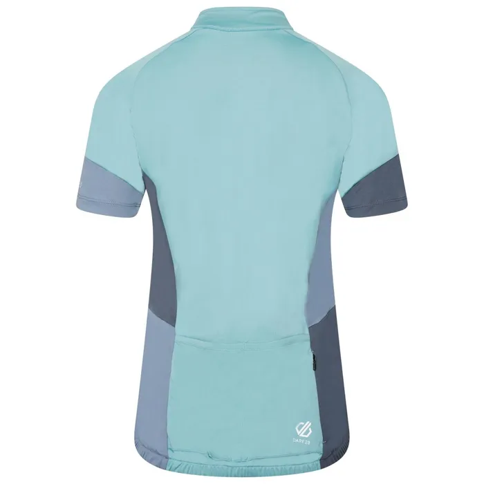 Dare 2b Cycling Jerseys Compassion Ii Lightweight Jersey Meadowbrook Green Bluestone 8211 Women