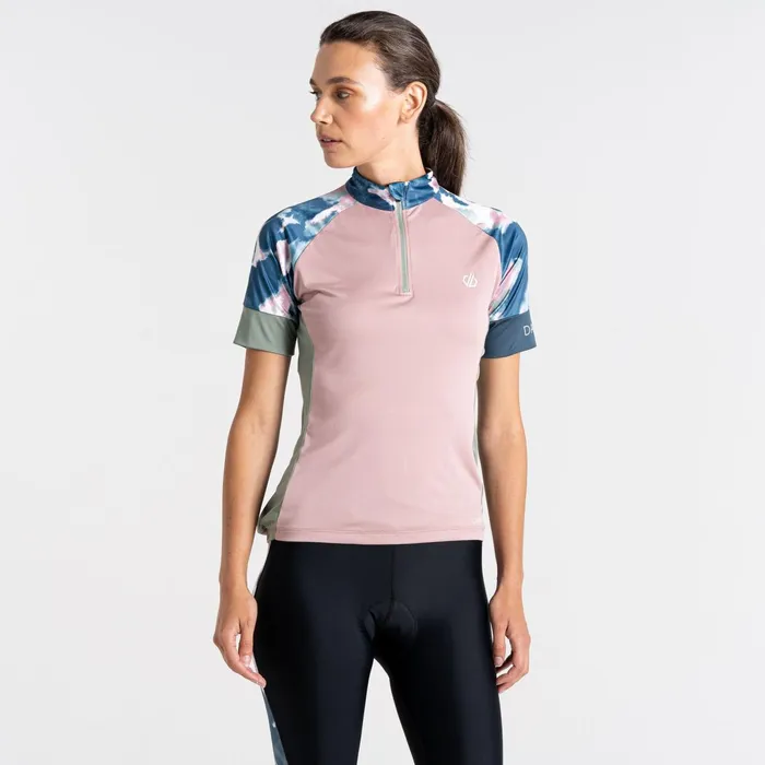 Dare 2b Cycling Jerseys Follow Through Cycling Jersey Dusky Rose 8211 Women