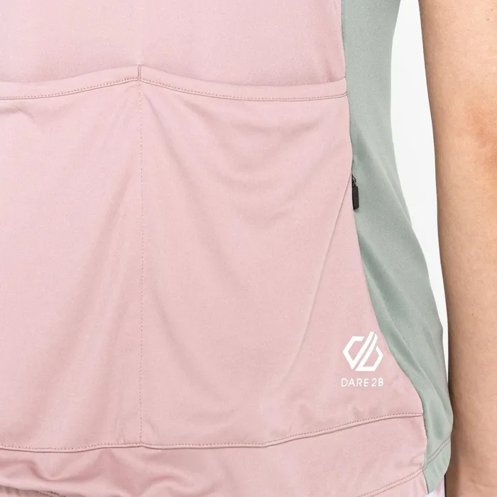 Dare 2b Cycling Jerseys Follow Through Cycling Jersey Dusky Rose 8211 Women