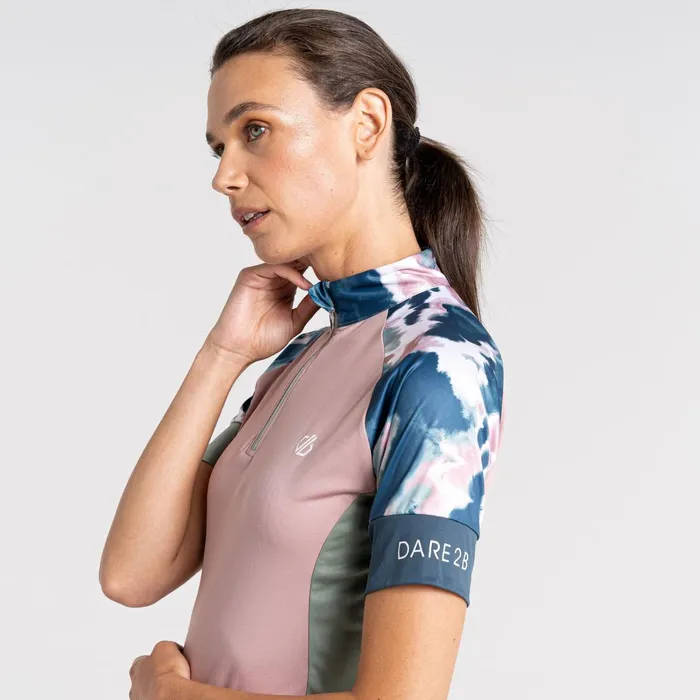 Dare 2b Cycling Jerseys Follow Through Cycling Jersey Dusky Rose 8211 Women