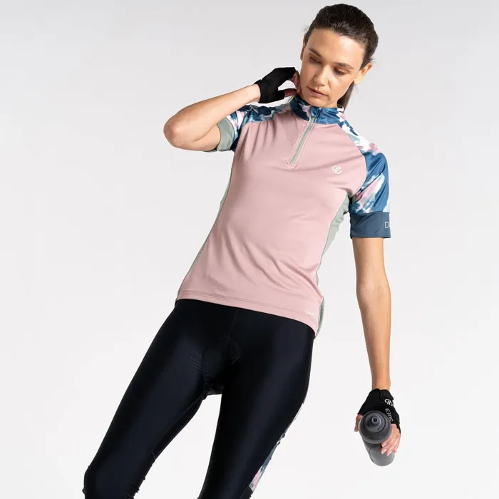 Dare 2b Cycling Jerseys Follow Through Cycling Jersey Dusky Rose 8211 Women
