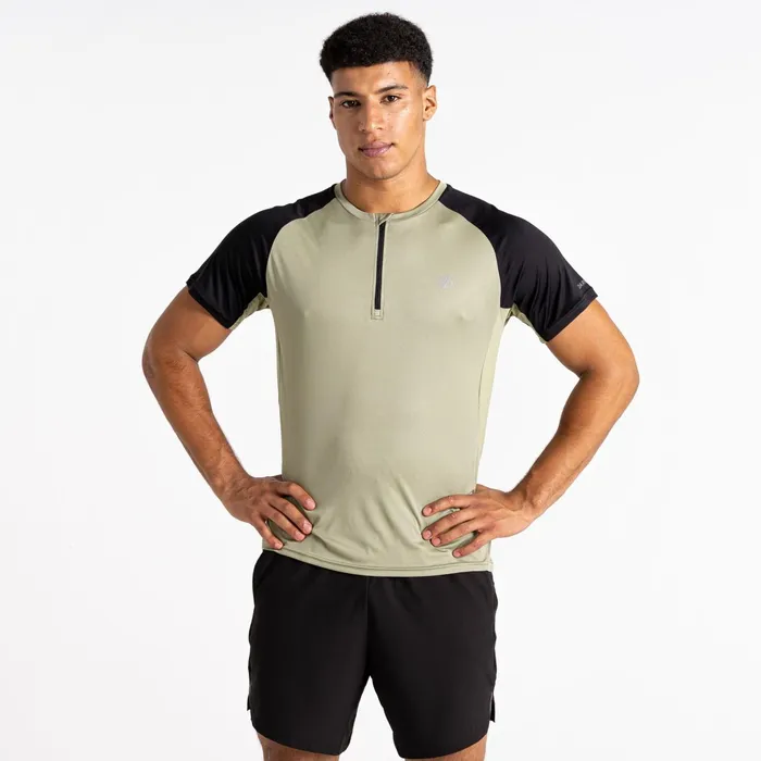 Dare 2b Cycling Jerseys Gallantry Jersey Oil Green Black 8211 Men