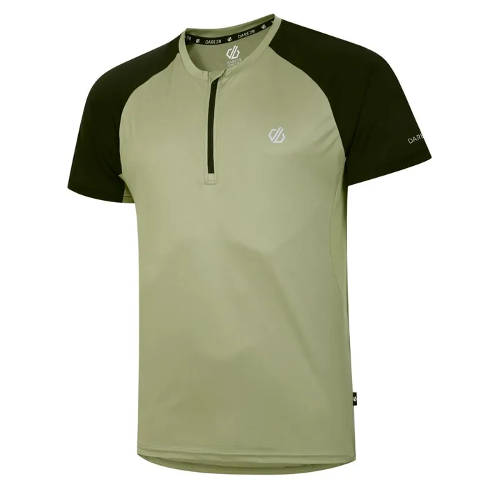 Dare 2b Cycling Jerseys Gallantry Jersey Oil Green Black 8211 Men