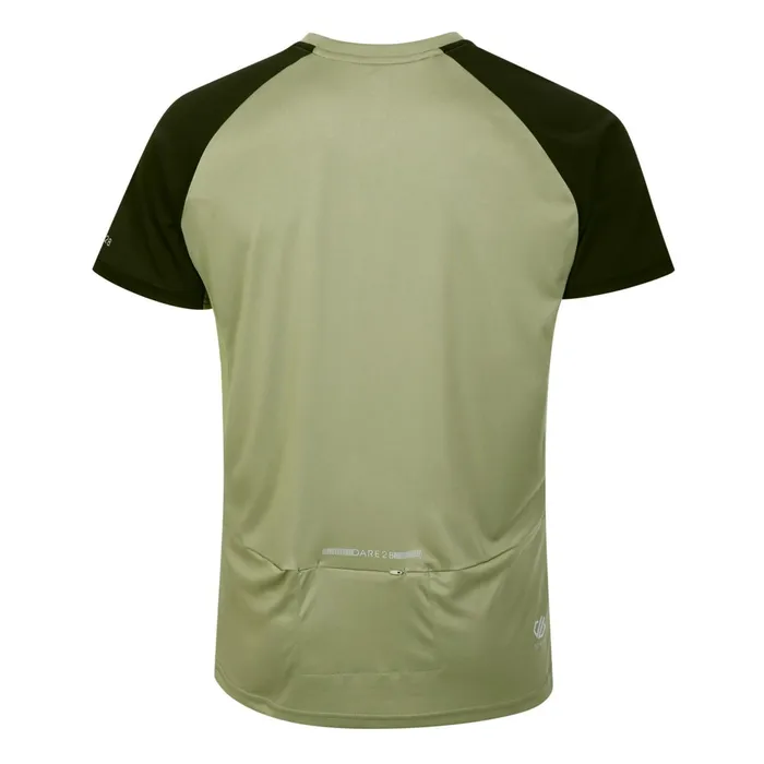 Dare 2b Cycling Jerseys Gallantry Jersey Oil Green Black 8211 Men