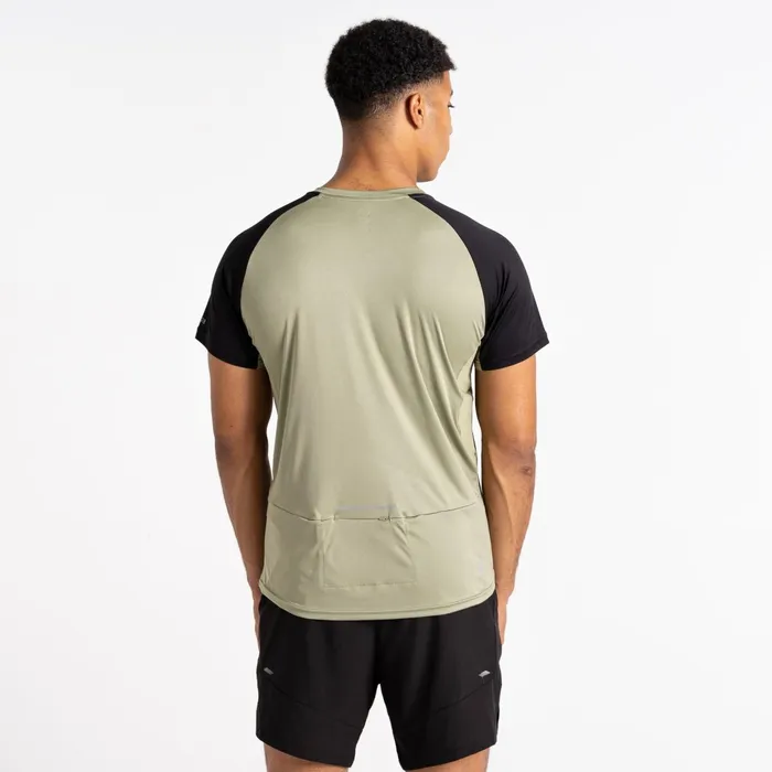 Dare 2b Cycling Jerseys Gallantry Jersey Oil Green Black 8211 Men