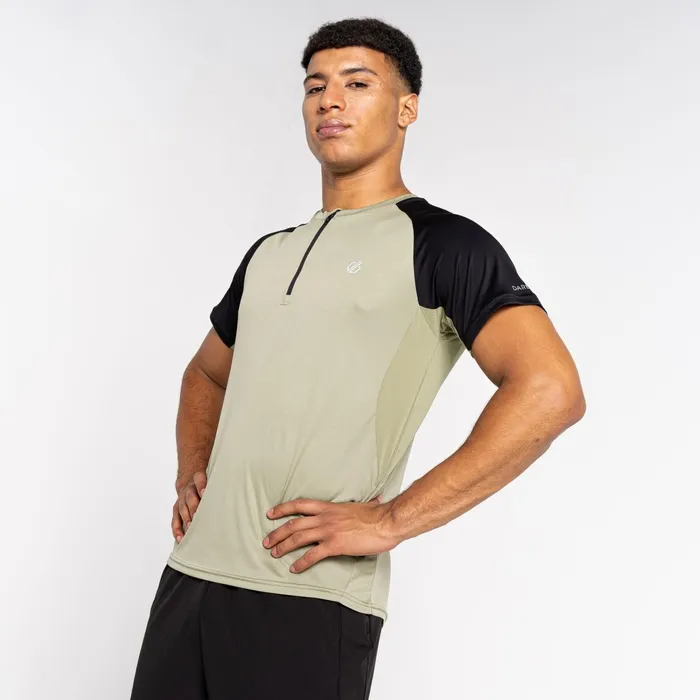 Dare 2b Cycling Jerseys Gallantry Jersey Oil Green Black 8211 Men