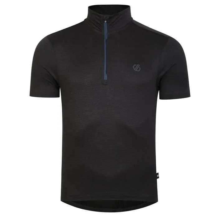Dare 2b Cycling Jerseys Pedal It Out Lightweight Jersey Black Marl 8211 Men