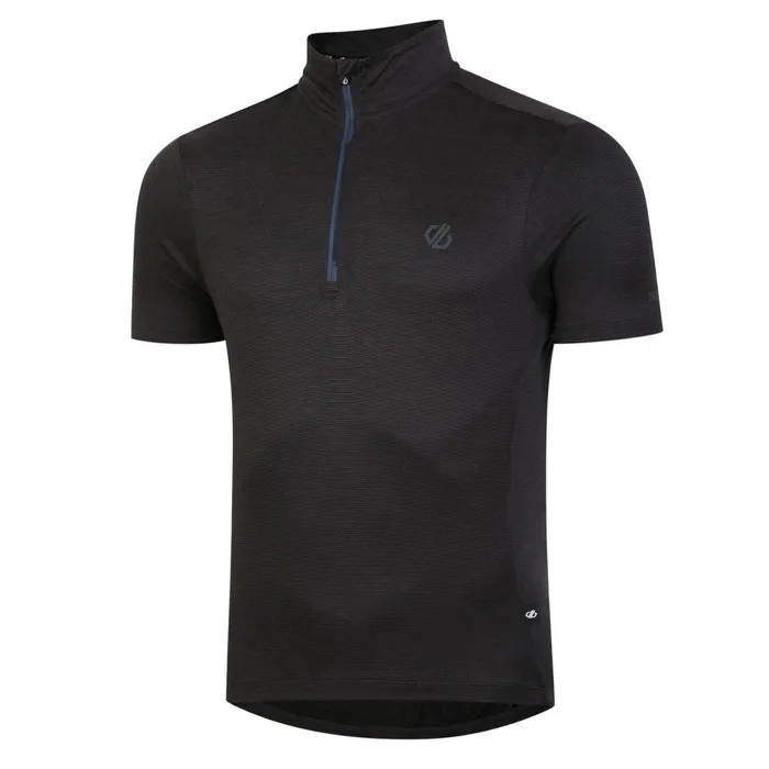 Dare 2b Cycling Jerseys Pedal It Out Lightweight Jersey Black Marl 8211 Men