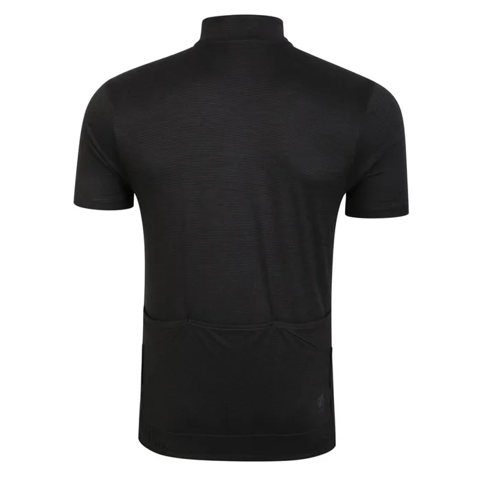Dare 2b Cycling Jerseys Pedal It Out Lightweight Jersey Black Marl 8211 Men