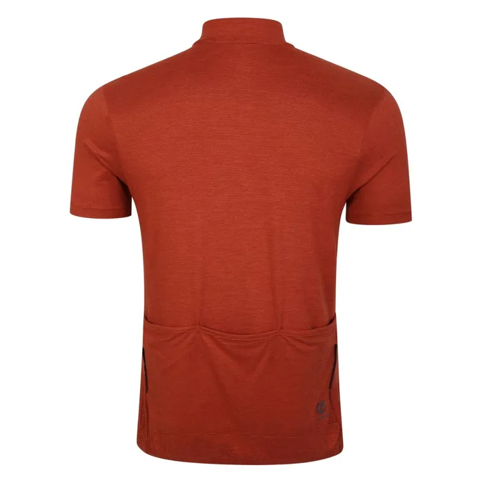 Dare 2b Cycling Jerseys Pedal It Out Lightweight Jersey Burnt Brick Marl 8211 Men