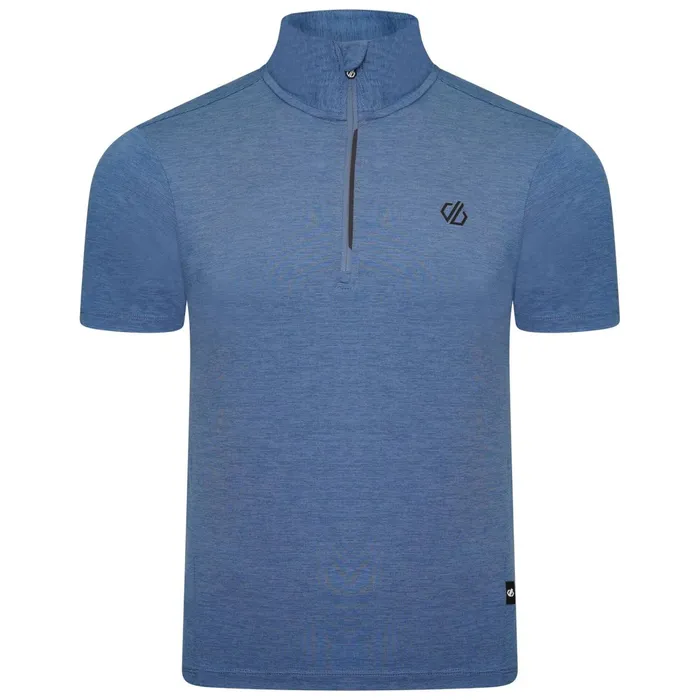 Dare 2b Cycling Jerseys Pedal It Out Lightweight Jersey Stellar Blue Marl 8211 Men